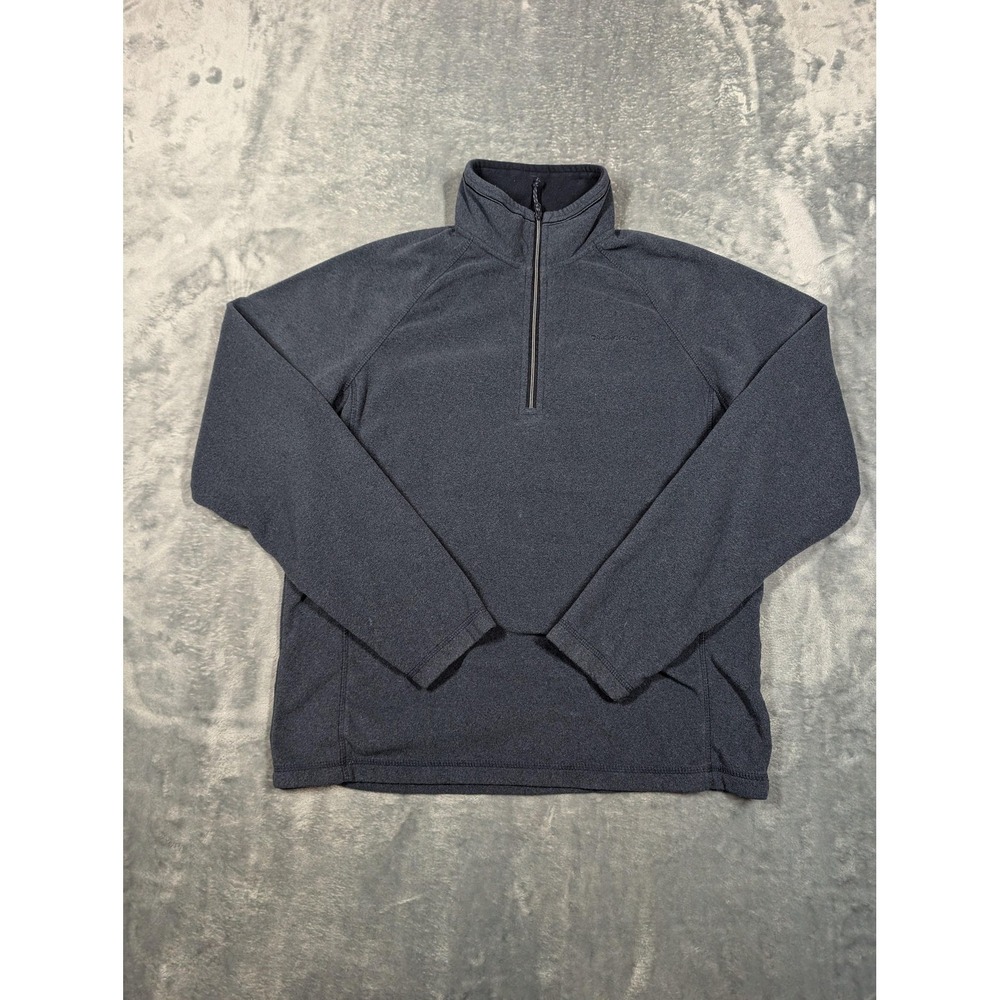 Craghoppers Microfleece Pullover Mens Medium Charcoal Quarter Zip Recycled